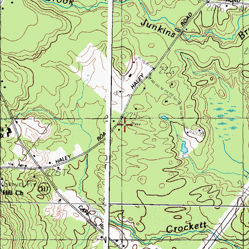 Topographic Map of Palmer Lot, ME