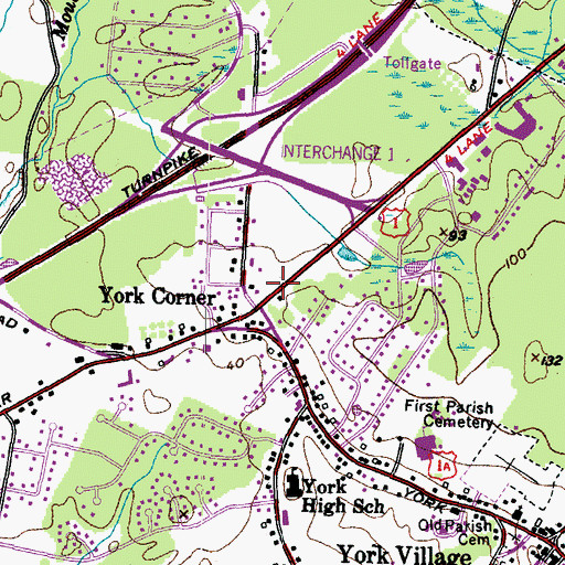 Topographic Map of Plaisted Lot, ME