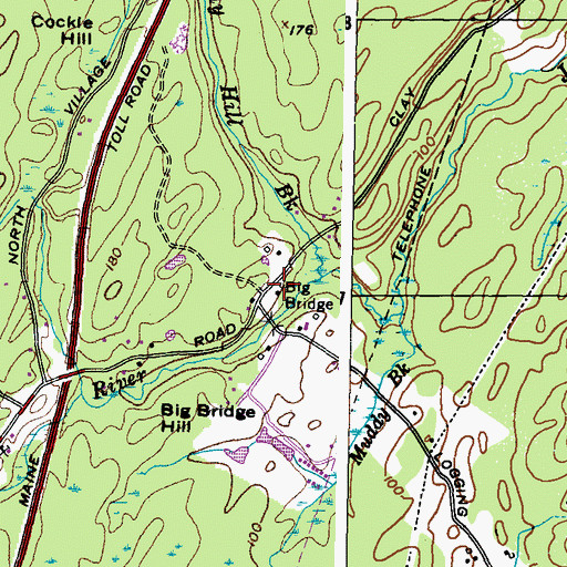 Topographic Map of Ramsdell Lot, ME