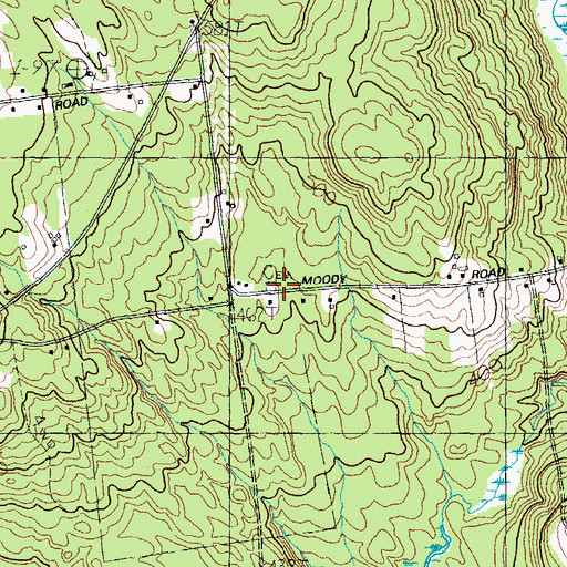 Topographic Map of South Limington Number 2 Cemetery, ME