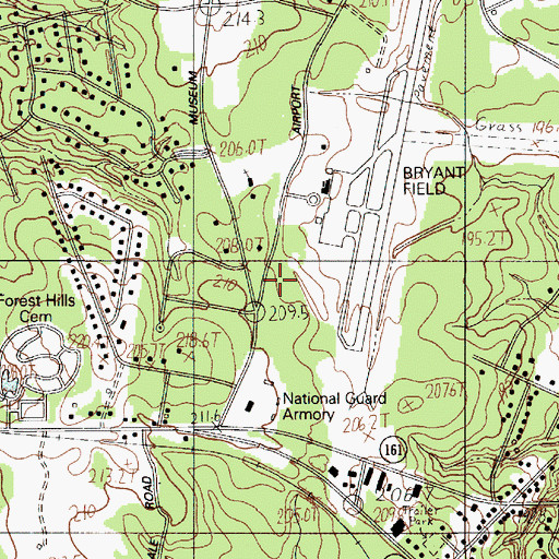 Topographic Map of Rock Hill Fire Department Station 6, SC