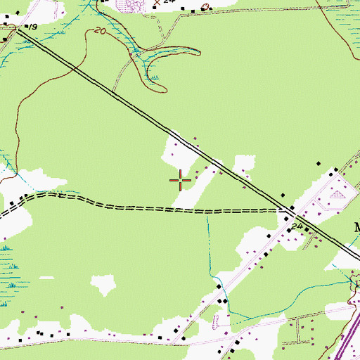 Topographic Map of Murrells Inlet Fire Department Station 78, SC
