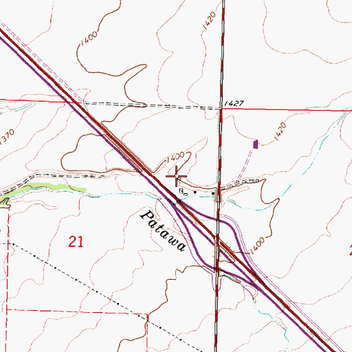 Topographic Map of Umatilla National Forest Law Enforcement and Investigations, OR
