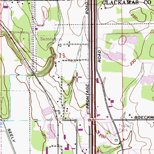 Topographic Map of United States Fish and Wildlife Service Office of Law Enforcement, OR