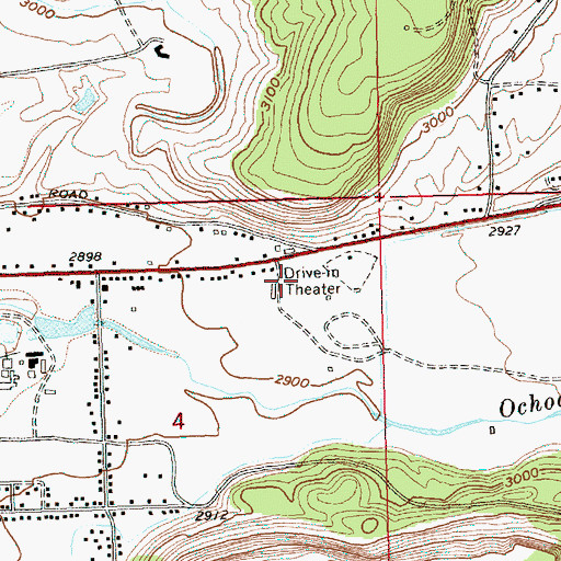 Topographic Map of Bureau of Land Management Prineville District Office, OR