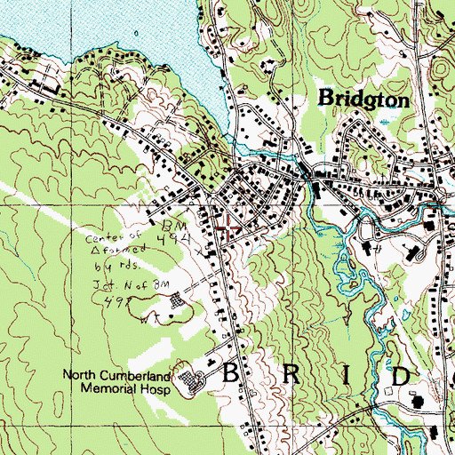 Topographic Map of Birthwise Midwifery School, ME