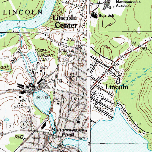 Topographic Map of Greater Lincoln Christian Academy, ME