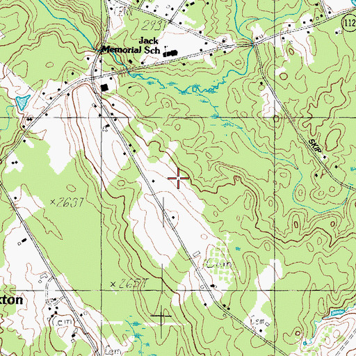 Topographic Map of NFI Buxton Beacon House, ME