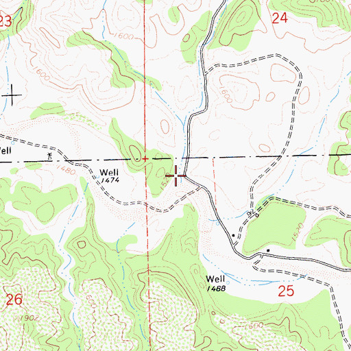 Topographic Map of Soto Canyon, CA