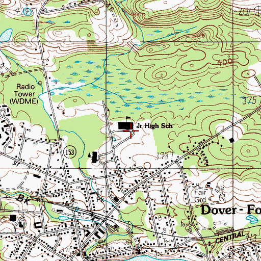 Topographic Map of Se Do Mo Cha Elementary School, ME