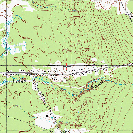 Topographic Map of Madison Area Memorial High School, ME
