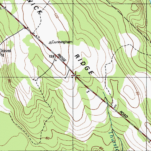 Topographic Map of Peninsula Montessori School, ME