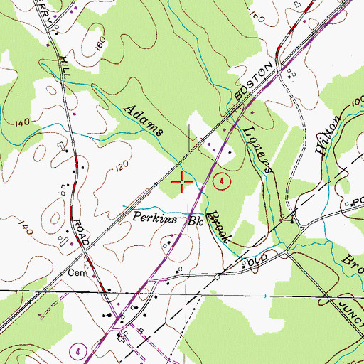Topographic Map of Childlight Montessori School, ME