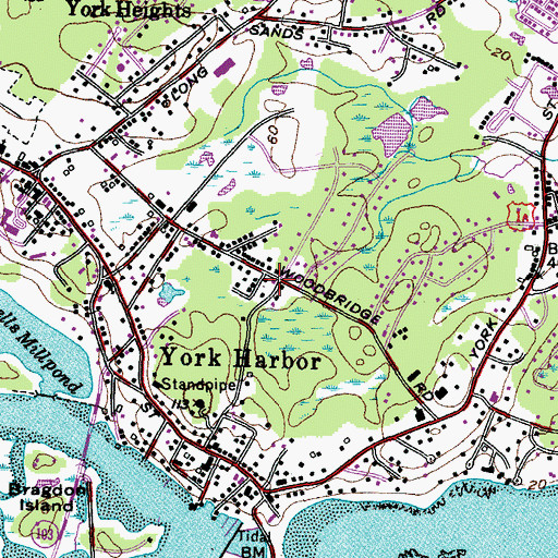 Topographic Map of Herne School of Discovery, ME
