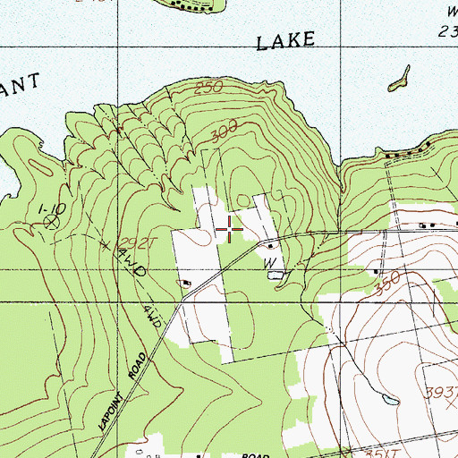Topographic Map of North American Family Institute Stetson Ranch School, ME