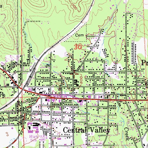 Topographic Map of Shasta County Sheriff's Office City of Shasta Lake, CA