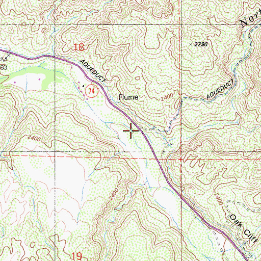 Topographic Map of South Fork San Jacinto River, CA