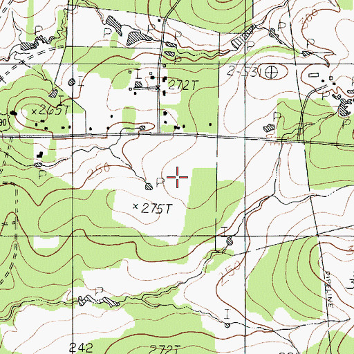 Topographic Map of Texas Department of Criminal Justice Glen Ray Goodman Transfer Facility, TX