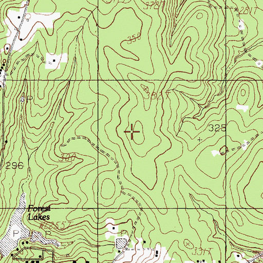 Topographic Map of Texas Department of Criminal Justice Gib Lewis Unit, TX