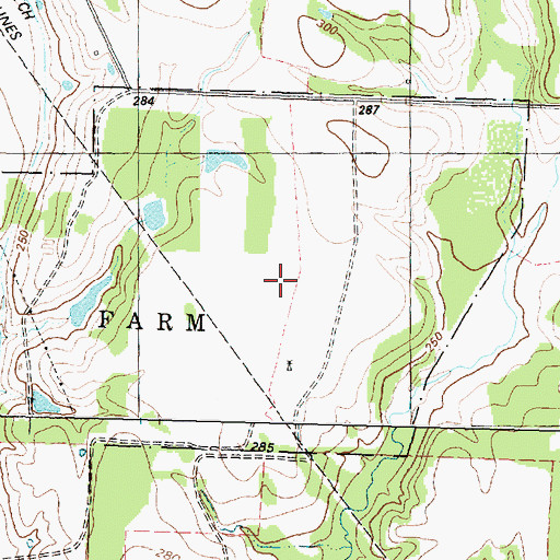Topographic Map of Texas Department of Criminal Justice George Beto Unit, TX