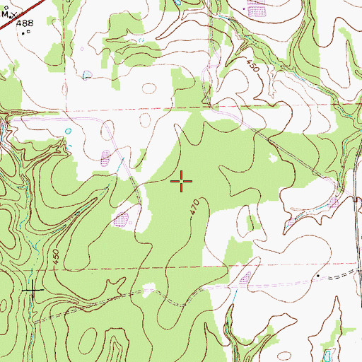 Topographic Map of Texas Department of Criminal Justice William R Boyd Unit, TX