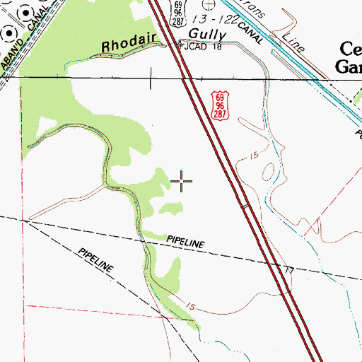 Topographic Map of Texas Department of Criminal Justice Richard P LeBlanc Unit, TX