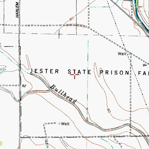 Topographic Map of Texas Department of Criminal Justice Carol S Vance Unit, TX
