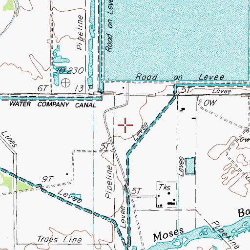 Topographic Map of Texas Department of Criminal Justice Carol S Young Medical Facility, TX