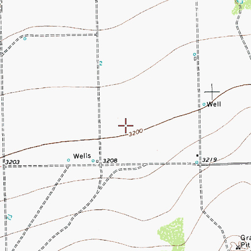 Topographic Map of Texas Department of Criminal Justice James Lynaugh Unit, TX