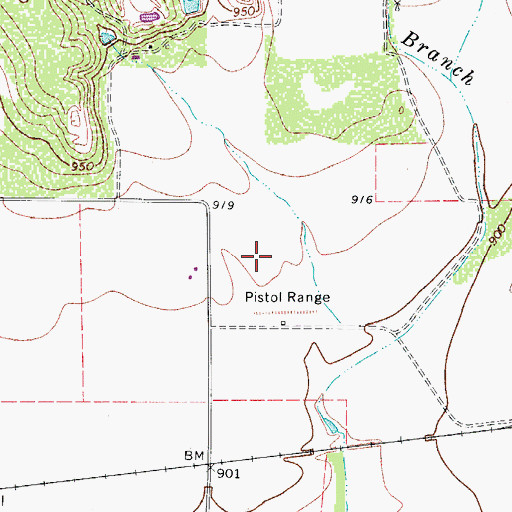 Topographic Map of Texas Department of Criminal Justice Joe Ney State Jail, TX