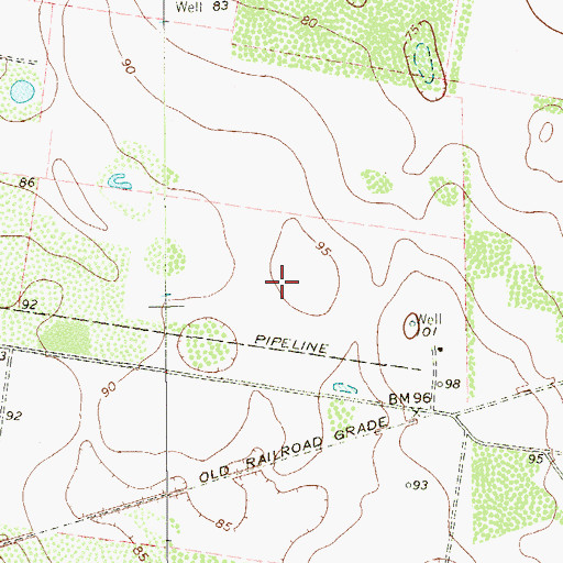 Topographic Map of Texas Department of Criminal Justice Manuel A Segovia Unit, TX