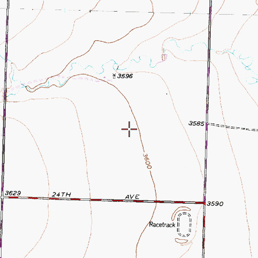 Topographic Map of Texas Department of Criminal Justice William P Clements Unit, TX