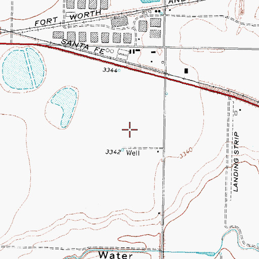Topographic Map of Texas Department of Criminal Justice Formby State Jail, TX