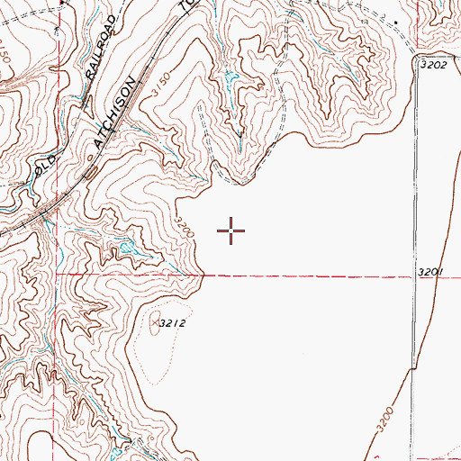 Topographic Map of Texas Department of Criminal Justice Region 5 Rufe Jordan Unit, TX