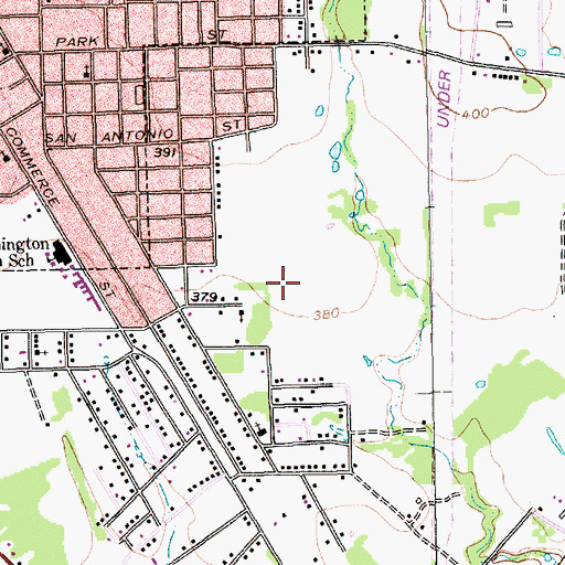 Topographic Map of Texas Department of Criminal Justice Marlin Transfer Facility, TX