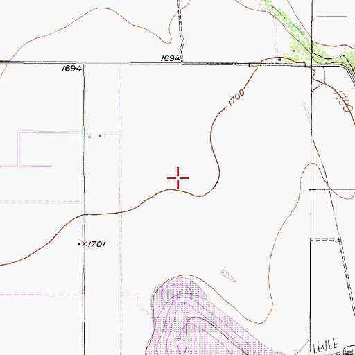 Topographic Map of Texas Department of Criminal Justice French Robertson Unit, TX
