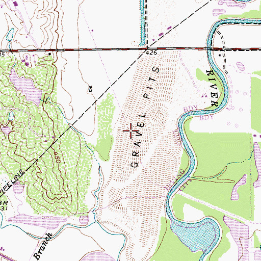 Topographic Map of Irving Police Department - North Station, TX