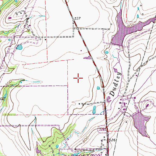Topographic Map of Denton County Constable's Office Precinct 6, TX
