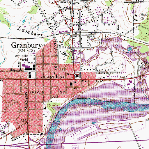 Topographic Map of Hood County Constable's Office Precinct 4, TX