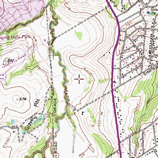 Topographic Map of Dallas Police Department - South Central Division, TX