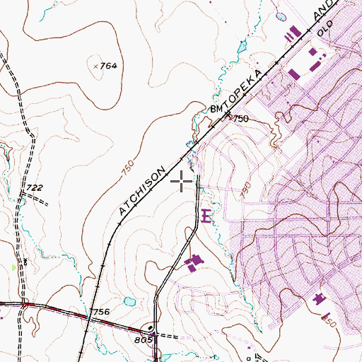 Topographic Map of Tarrant County Constable's Office Precinct 6, TX