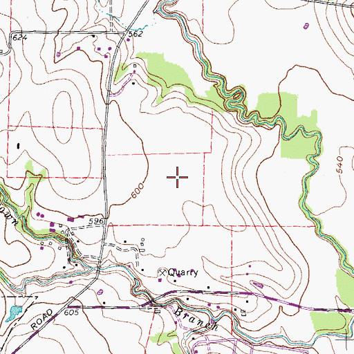 Topographic Map of Collin College Police Department, TX