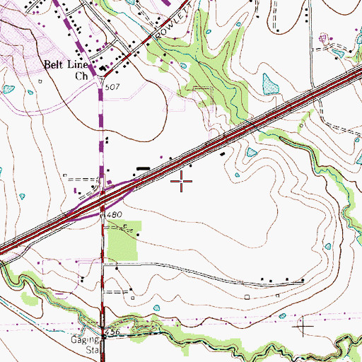 Topographic Map of Texas Department of Public Safety Highway Patrol, TX