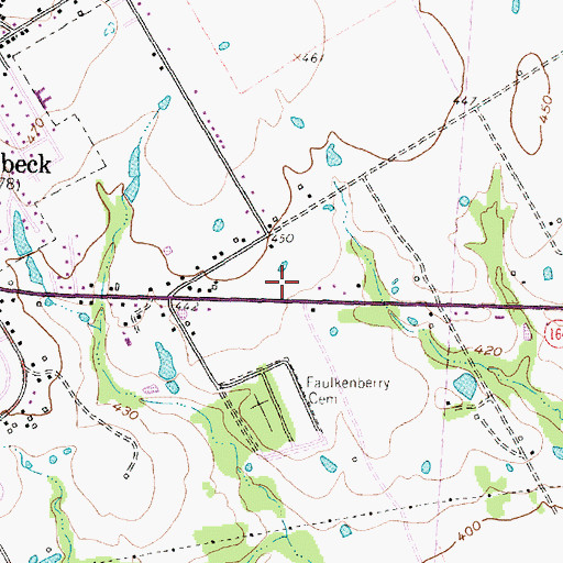 Topographic Map of Limestone County Sheriff's Office, TX