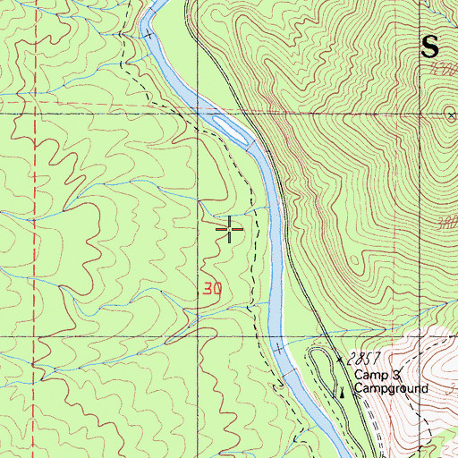 Topographic Map of Stormy Canyon, CA