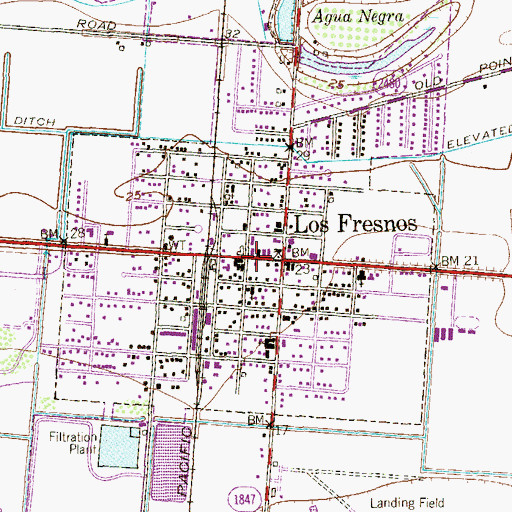 Topographic Map of Cameron County Constable's Office Precinct 6, TX