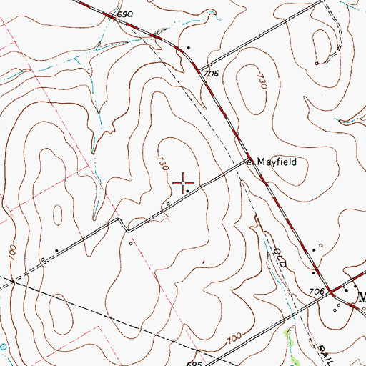 Topographic Map of Hill County Constable's Office Precinct 4, TX