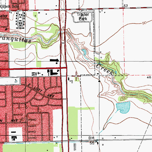 Topographic Map of Kleberg County Constable's Office Precinct 1, TX
