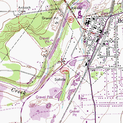 Topographic Map of Hays County Sheriff's Office Buda Substation, TX