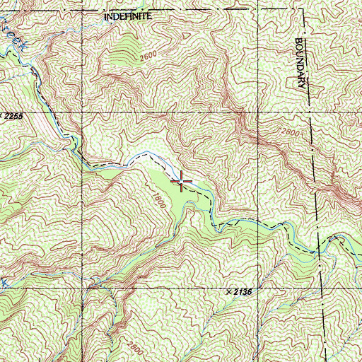 Topographic Map of Sulphur Creek, CA